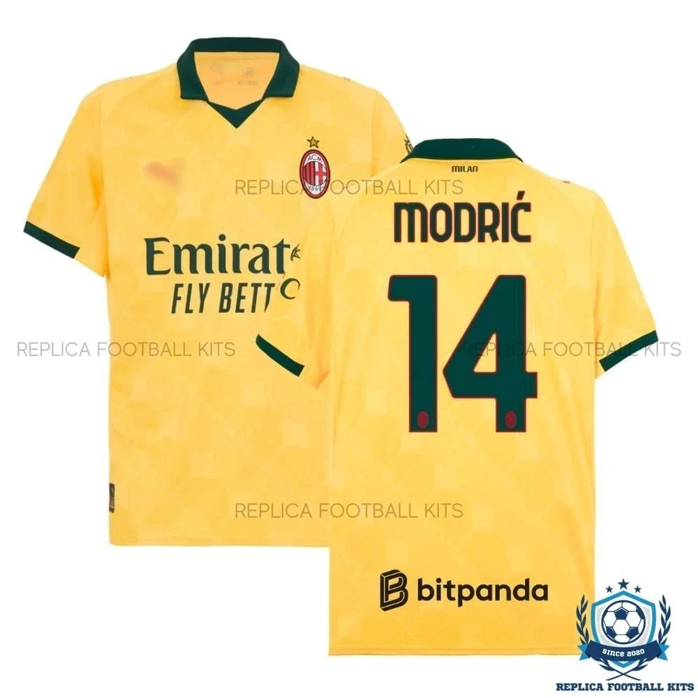 AC Milan Modrić 14 Third Men Replica Shirt 25/26 - overview