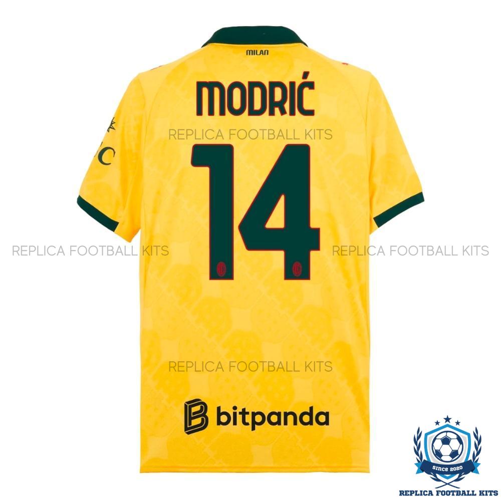 AC Milan Modrić 14 Third Men Replica Shirt 25/26 - back view