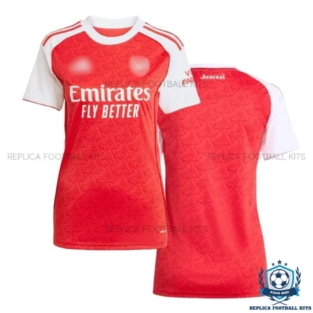 Arsn@l Home Women Replica Football Shirt 2025/26 - Over view