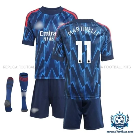 Arsn@l MARTINELLI 11 Away Kid Replica Football Kit 25/26 - Over view