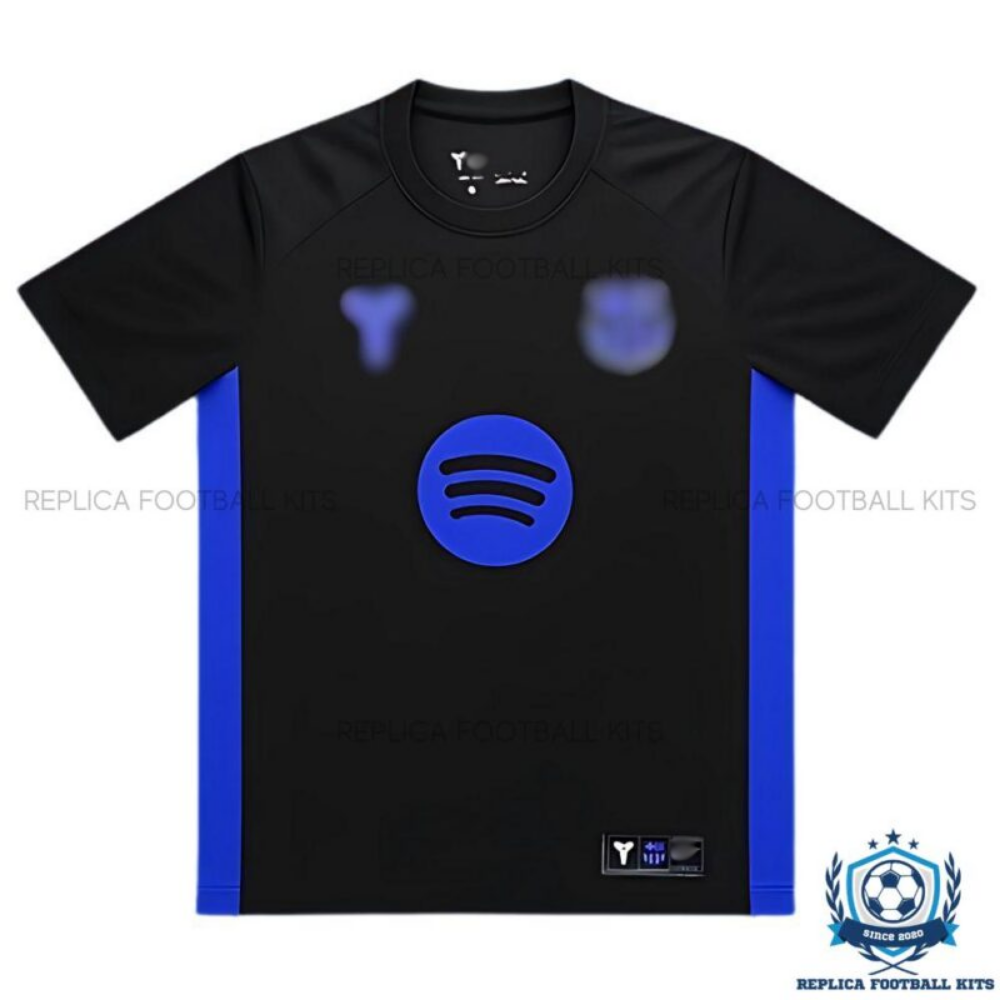 Barcelona Black Training Men Replica Shirt 25/26 - front view