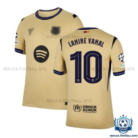 Barcelona Lamine Yamal 10 Away Men Replica Shirt 25/26 - overview