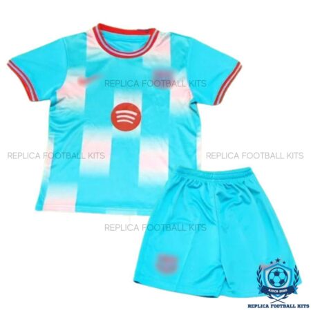 Barcelona Light Special Edition Kids Replica Kit 25/26 - front view