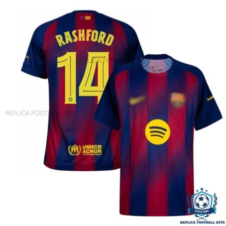 Barcelona Rashford 14 Home Men Replica Shirt 25/26 - overview