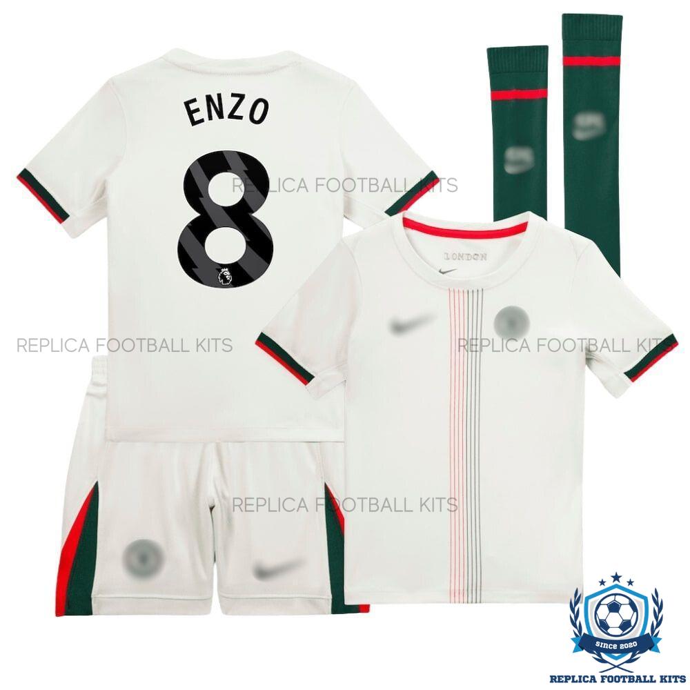 Chelsea Enzo 8 Away Kid Replica Kits 25/26 | Fan Version