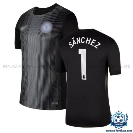 Chelsea Sãnchez 1 Black Goalkeeper Men Replica Shirts 25/26 - overview