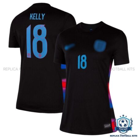 England Kelly 18 Away Women Replica Shirt 25/26 - overview - blur