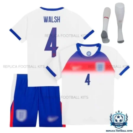 England Walsh 4 Home Kid Replica Kit 25/26 - overview - with socks