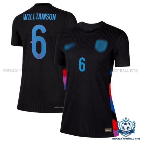 England Williamson 6 Away Women Replica Shirt 25/26 - overview - blur