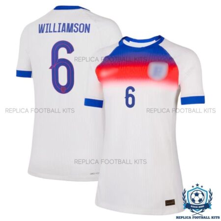 England Williamson 6 Home Women Replica Shirt 25/26 - overview - blur