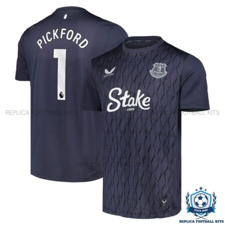 Everton Pickford 1 Black Goalkeeper Men Replica Shirt 25/26 - overview