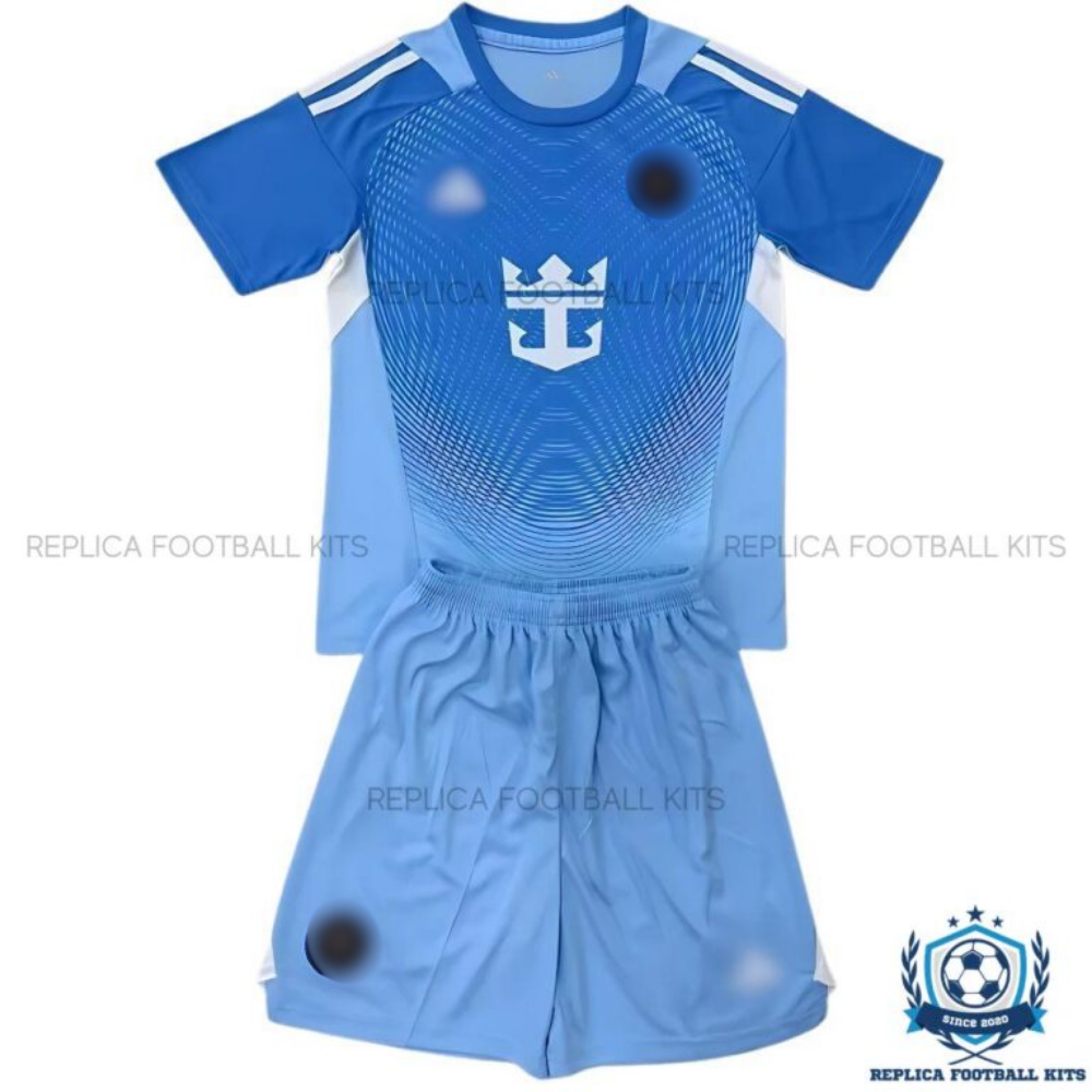 Inter Miami Blue Goalkeeper Kid Replica Kit 25/26 - front view