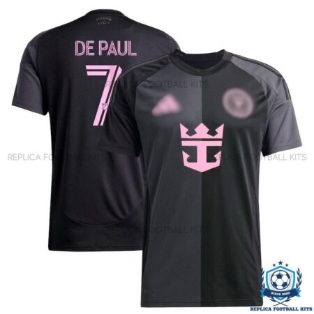 Inter Miami De Paul 7 Away Men Replica Shirts 25/26 - overview