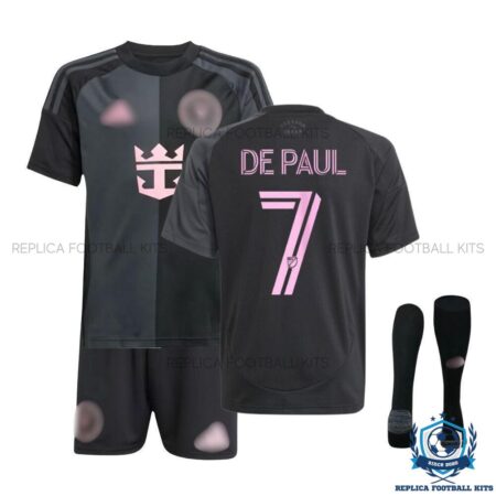 Inter Miami De Paul 7 Away Kid Replica Kit 25/26 - overview