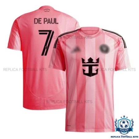 Inter Miami De Paul 7 Home Men Replica Shirts 25/26 - overview