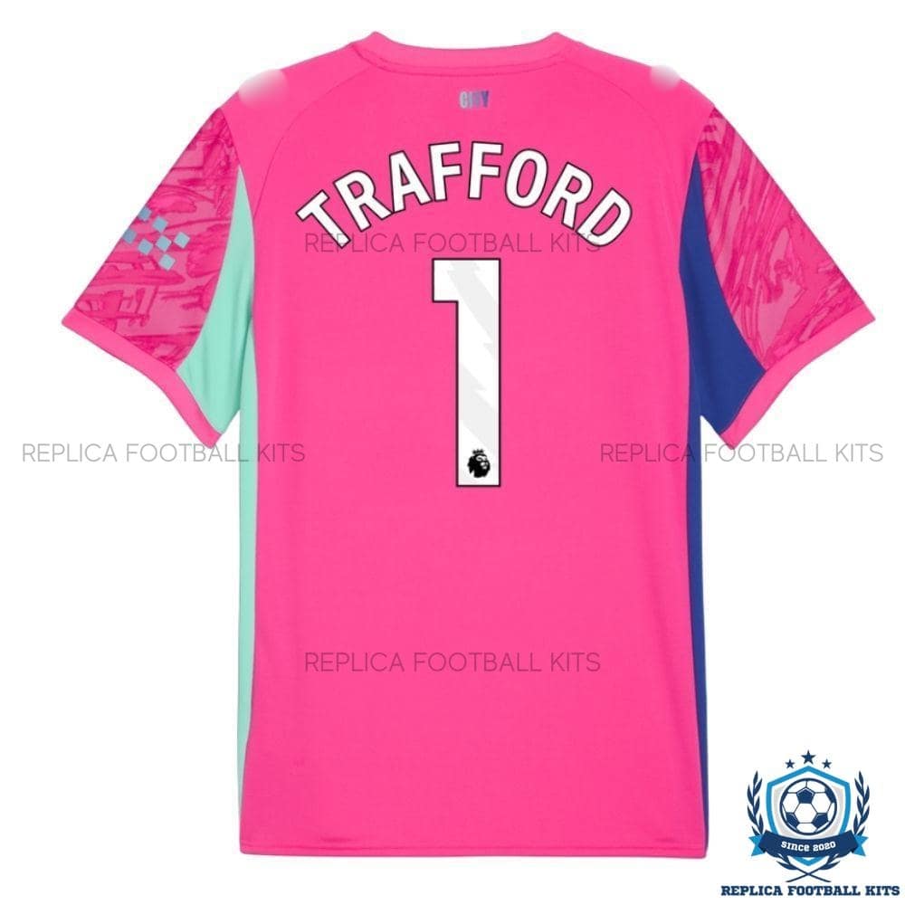 Manchester City TRAFFORD 1 Pink Goalkeeper Men Replica Football Shirt 2025/26 - Image 3