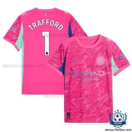 Manchester City Trafford 1 Pink Goalkeeper Men Replica Shirt 25/26 - overview