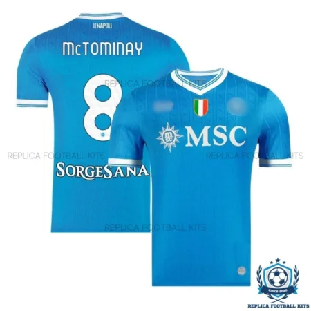 SSC Napoli McTominay 8 Home Men Replica Shirt 25/26 - overview