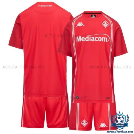 Fiorentina Red Goalkeeper Kids Replica Kit 25/26 - overview