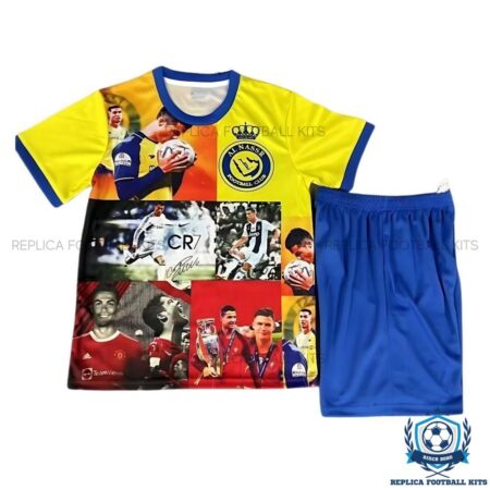 Al Nassr CR7 Special Edition Kid Replica Kit 25/26 - front view