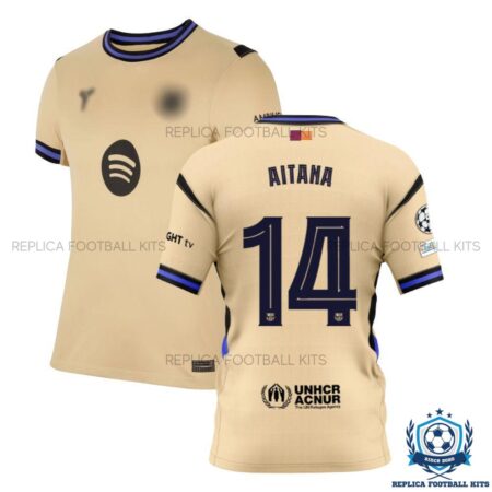 Barcelona Aitana 14 Away Women Replica Shirt 25/26 - overview