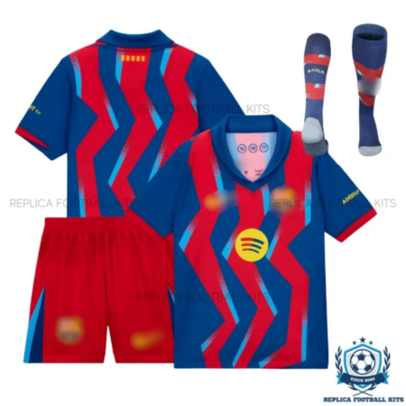Barcelona Fourth Kids Replica Football Kit 25/26 - with socks