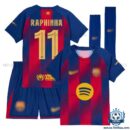 Barcelona Raphinha 11 Home Kids Replica Kit 25/26 - overview
