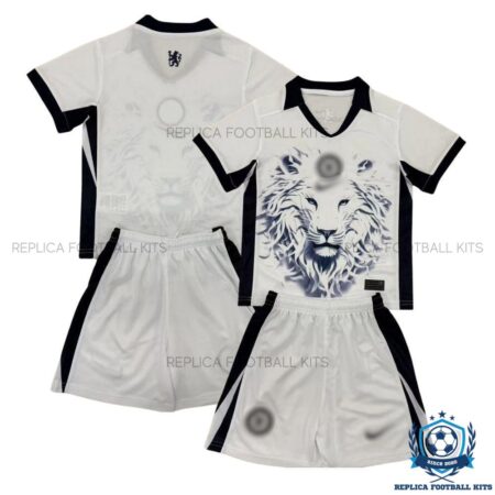 Chelsea White Special Edition Kid Replica Kit 25/26 - overview