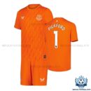 Everton Pickford 1 Orange Goalkeeper Kid Replica Kit 25/26 - overview