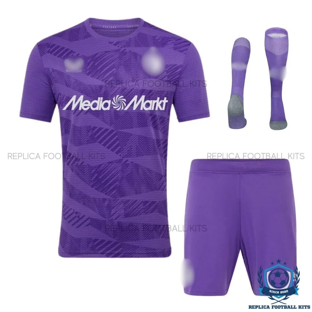 Feyenoord Purple Goalkeeper Kids Replica Kit 25/26 - front view