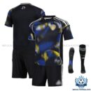 Leeds United Third Kid Replica Kit 25/26 - overview with socks
