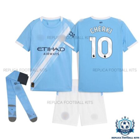 Man City Cherki 10 Home Kid Replica Kit 25/26 - overview