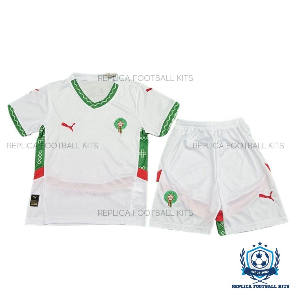 Morocco Away Kid Replica Football Kit 25/26 - front view
