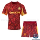 Olympique Marseille Red Goalkeeper Kids Replica Kit 25/26 - front view