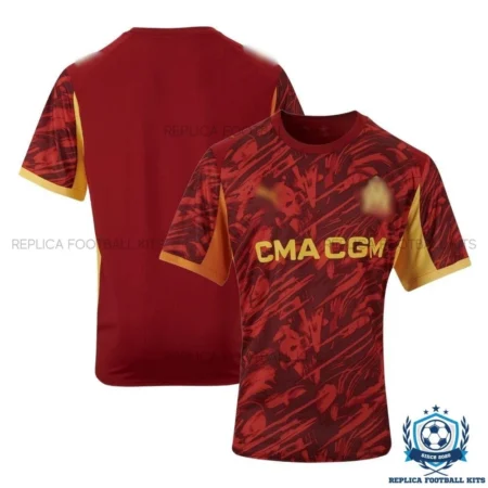 Olympique Marseille Red Goalkeeper Men Replica Shirt 25/26 - overview