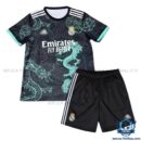 Real Madrid Dark Green Special Edition Kids Replica Kit 25/26 - front view