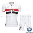 São Paulo Home Kid Replica Kit 25/26 - front view