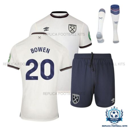 West Ham BOWEN 20 Third Kids Replica Football Kit 25/26 - overview