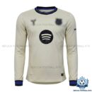 Barcelona Away Men Replica Shirt 25/26 Long Sleeve - front view