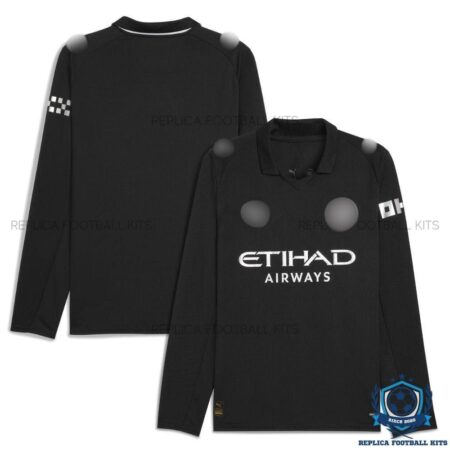 Manchester City Away Men Replica Shirt Long Sleeve 25/26 - overview