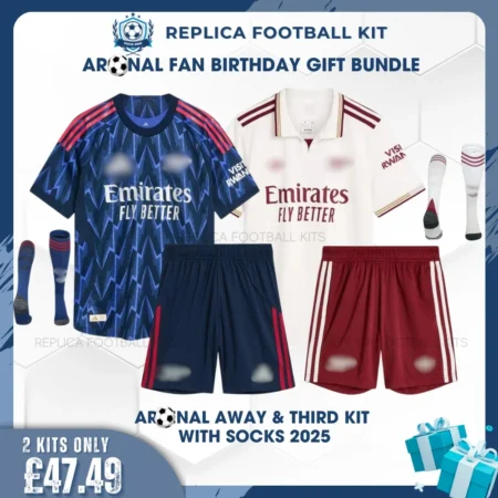 Arsn@l 2025/26 Xmas Gift Pack - Away & Third - Birthday