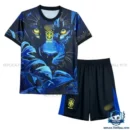 Brazil Lion Special Edition Kids Replica Kit 25/26 - front view