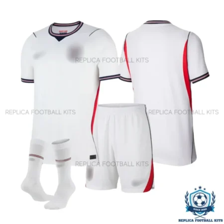England Home Kids Replica Football Kit 2026 - overview