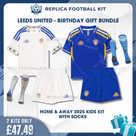 Leeds United Home & Away FC Birthday Kit Gift Set 25/26