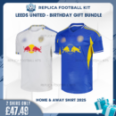 Leeds United Home & Away Men Shirt 25/26 Birthday