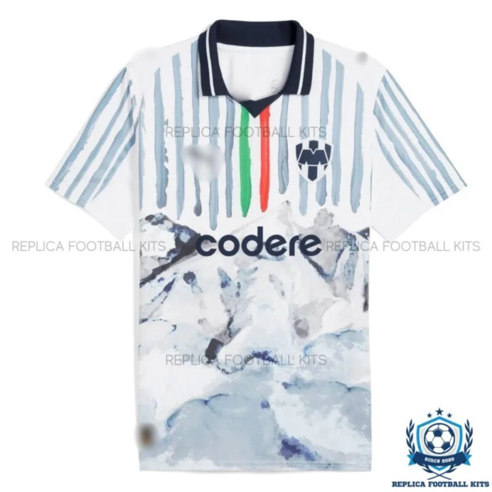 Monterrey Away Men Replica Shirt 25/26 - front view