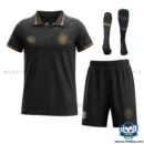 Portugal ‘Black Panther’ Kid Replica Football Kit 2026 - front view with socks