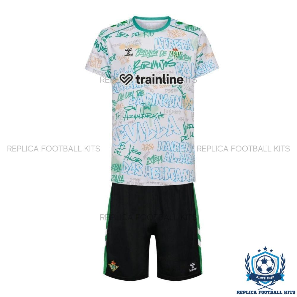 Real Betis Pre Match Training Kids Replica Kit 25/26 - front view