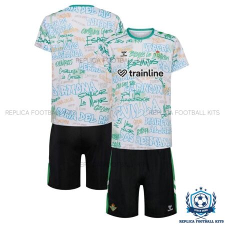 Real Betis Pre Match Training Kids Replica Kit 25/26 - overview
