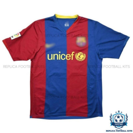Retro Barcelona Home Men Replica Football Shirt 06/07 - front view